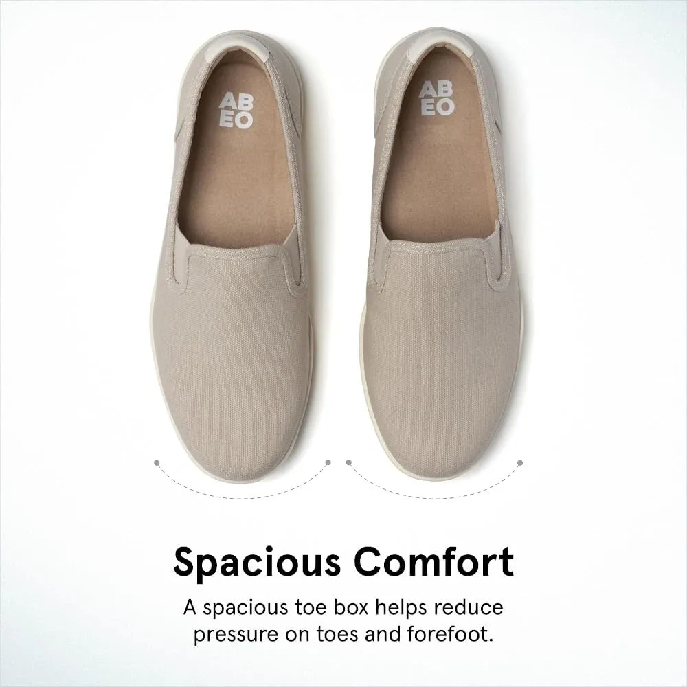 ABEO Encore Slip On Sneakers for Women | Arch Support Sneakers for Women | Built-in Orthotic Insole