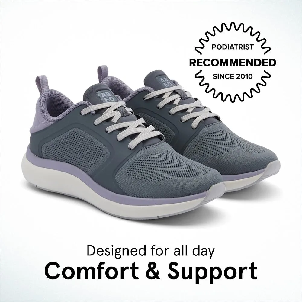 ABEO MXV Cruise Walking Shoes Women | Orthopedic Shoes for Women | Built-in Plantar Fasciitis Insoles | Plantar Fasciitis Relief