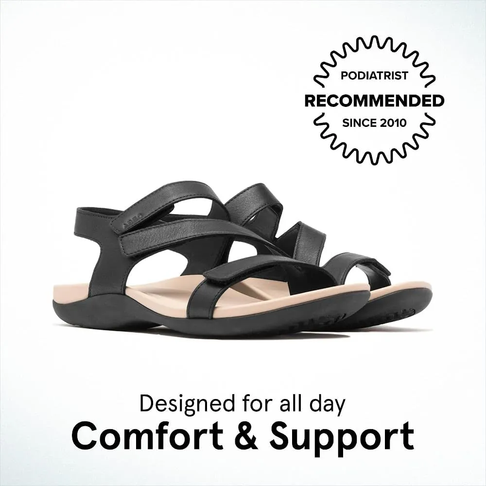 ABEO Women's Oasis Sandals | Orthopedic Arch Support | Plantar Fasciitis Relief | Comfortable Wedge Sandals - Blue