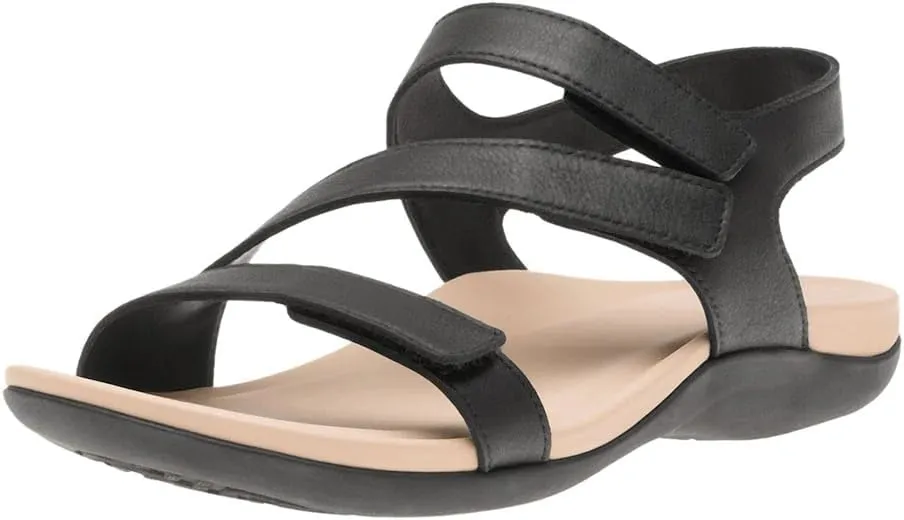 ABEO Women's Oasis Sandals | Orthopedic Arch Support | Plantar Fasciitis Relief | Comfortable Wedge Sandals - Blue