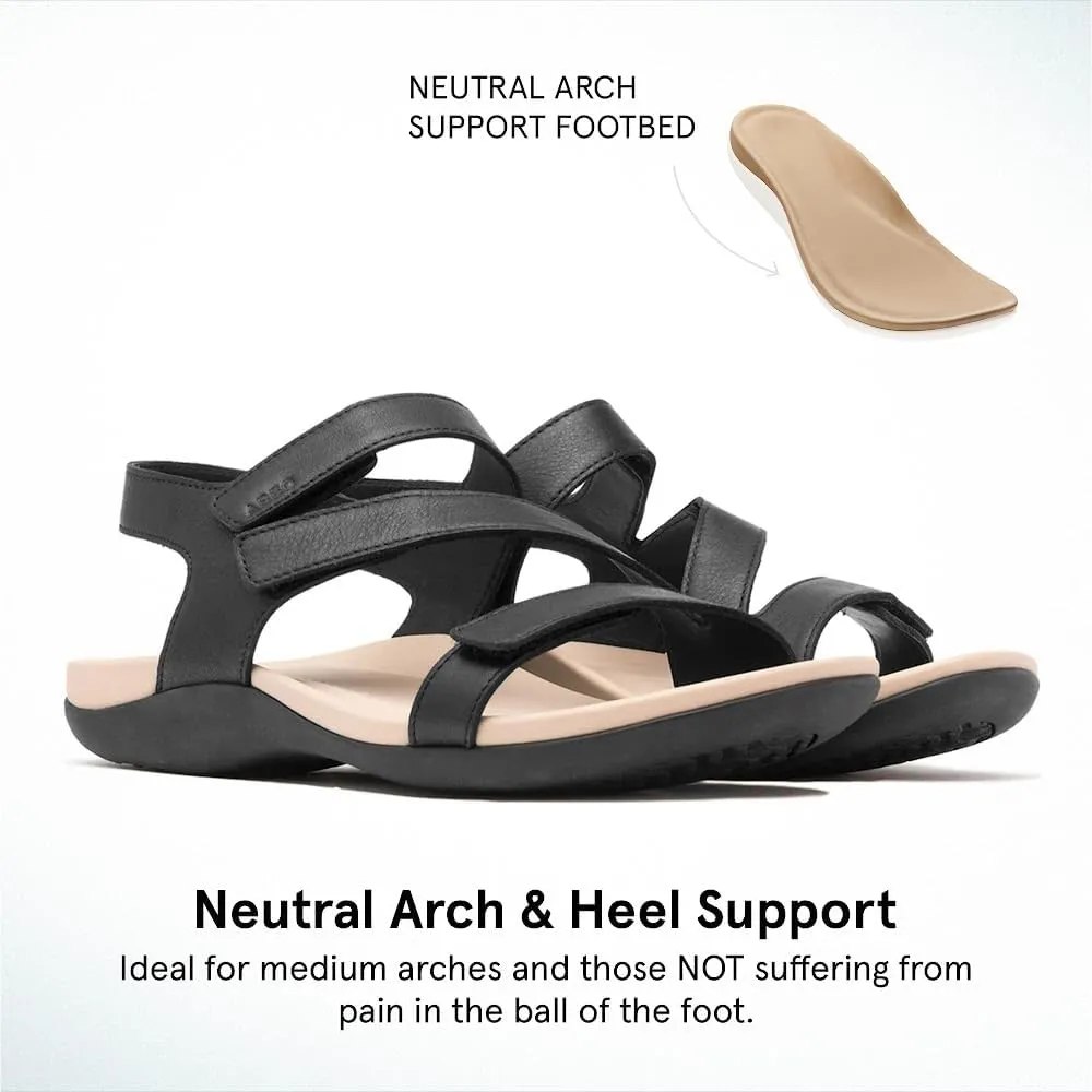 ABEO Women's Oasis Sandals | Orthopedic Arch Support | Plantar Fasciitis Relief | Comfortable Wedge Sandals - Blue