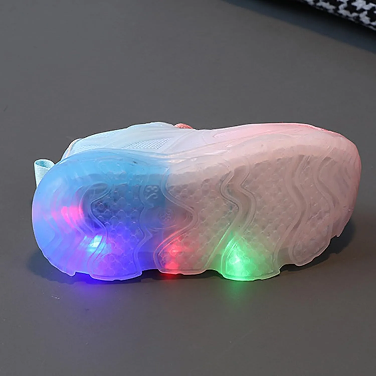 Baby Toddler Light Up Sport Sneaker Kids Boys Flashing Tennis Sneakers Lightweight Breathable Running Athletic Shoe