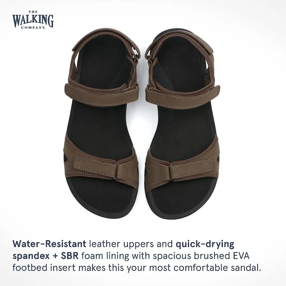 Balboa Sport Sandal | Walking Sandals Women | Water Resistant Leather Sandals | Three Points of Adjustability