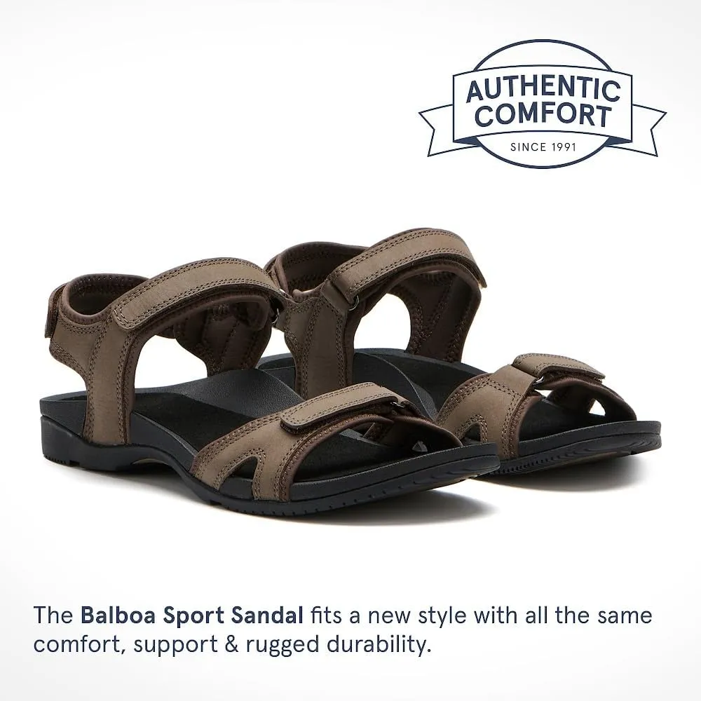 Balboa Sport Sandal | Walking Sandals Women | Water Resistant Leather Sandals | Three Points of Adjustability
