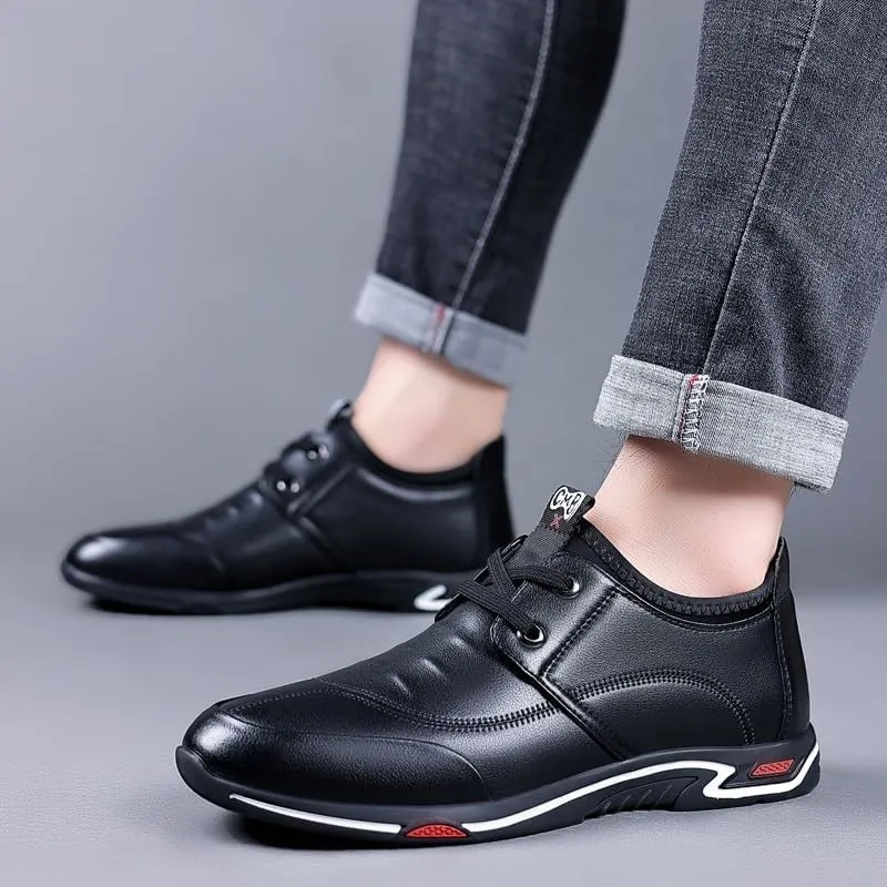 Classic Leather Loafers Genuine Leather Business Brogue Handmade Formal Oxfords Shoe for Men Comfort Orthopedic Shoes for Men