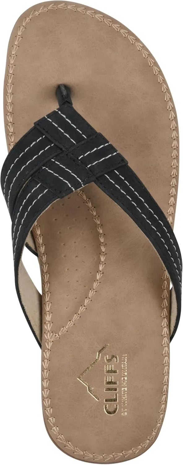 CLIFFS BY WHITE MOUNTAIN Women's Fateful Flip-Flop
