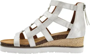 Corkys Footwear Hey Girl Women's Caged Animal Wedge Sandals - Featuring a 2-inch Heel, A Strappy Upper, Metal Accents, A Full Back Zip, and Comfortable Cushioned Insoles