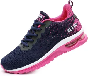 Dannto Women's Lightweight Walking Sneakers Air Cushion Tennis Athletic Running Fashion Sport Shoes for Girls