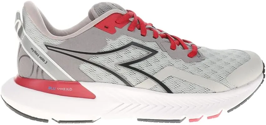 Diadora Mens Mythos Blushield Volo 3 Running Sneakers Shoes - Grey - Size 13 D