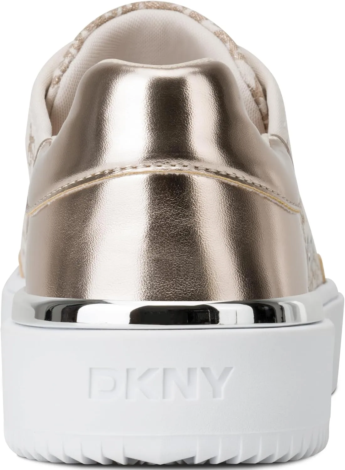 DKNY Women's Bradley Logo Platform Lace Up Sneaker