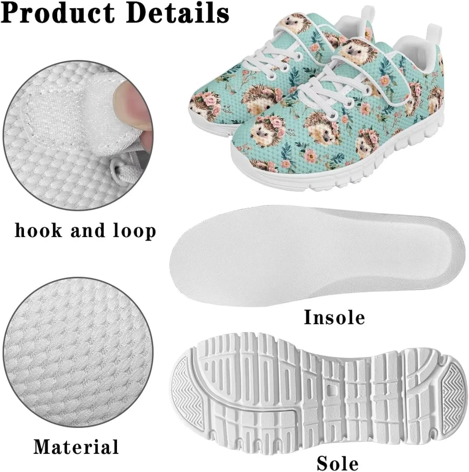 Doojoayie Boys Tennis Shoes Lightweight Little Kids Casual School Shoes Gym Shoes