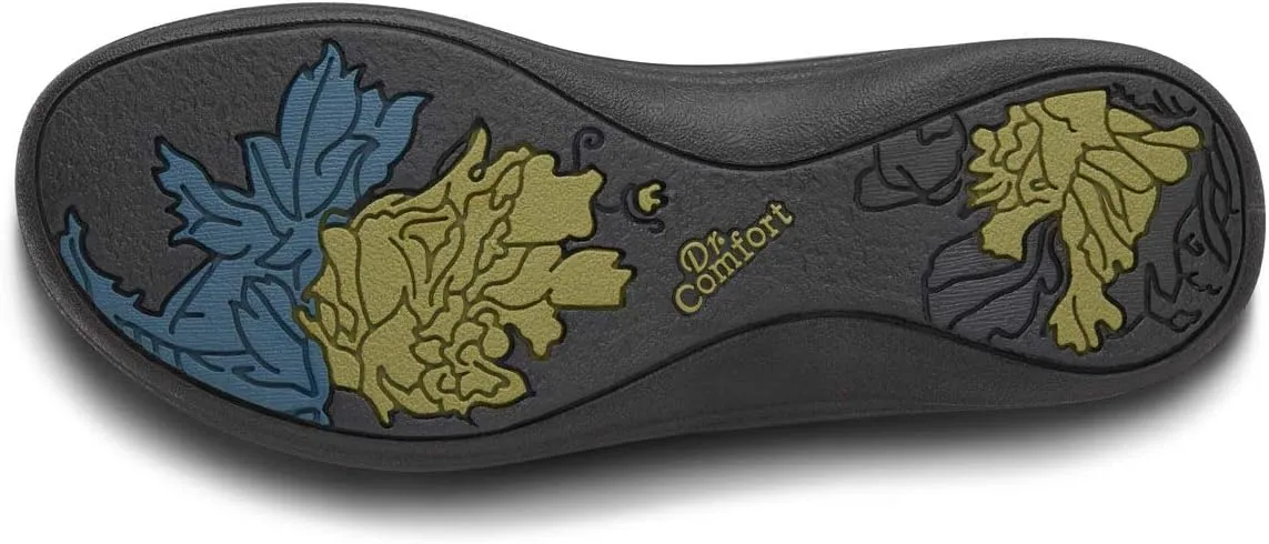 Dr. Comfort Women's Lana Arch Support Sandals-Non Slip Adjustable Strap Sandals for Women, Black