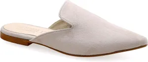 Emmanuela Leather Pointy Mules, Quality Flat Slide on Loafers, Comfortable Slip on Summer Shoes for Women, Leather Slider Moccasins in Leopard, Beige, Black Slip on Moroccan Style