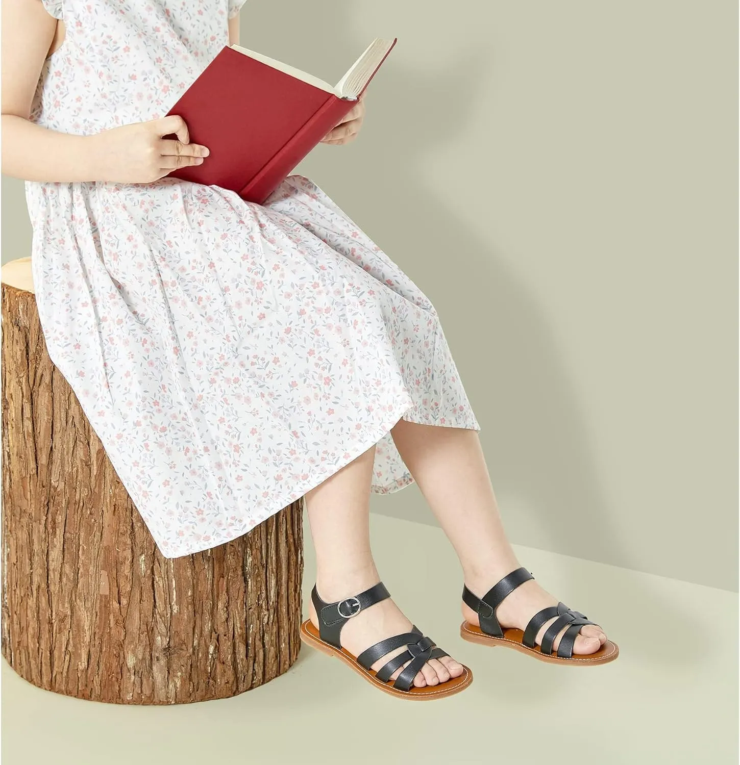 Felix & Flora Toddler Girl Sandals - Little Girl Easter Summer Dress Shoes Lightweight Open Toe Beach Holiday.