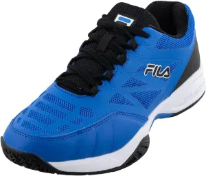 Fila Kids Boys Axilus Lace Up Tennis Sneakers Shoes - Blue - Size 6 M