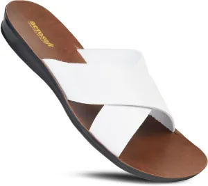 Flat Sandals For Women - Walking Summer Vacation Essentials Ladies Flip Flops – Comfortable Arch Support Orthotic Sandals For Women – Casual Outdoor Fashion Dressy Non Slip Footwear