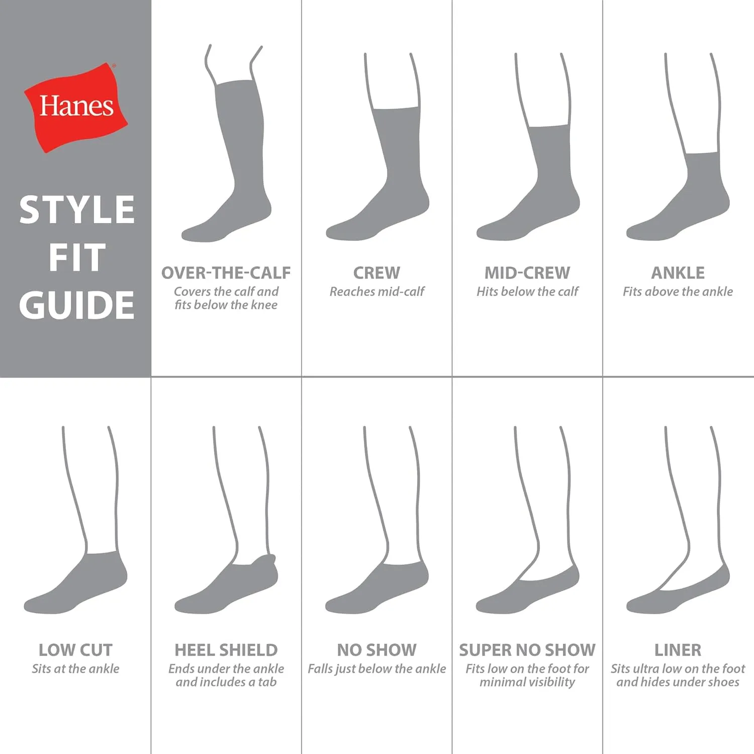 Hanes Women's 6-Pair Lightweight Breathable Ventilation Ankle Socks