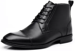 Holy dove Chelsea Boots Men – Genuine Leather,Chelsea Boots for Men with Side Zipper, Casual Slip-On Ankle Boots, Chukka & Oxford Style Dress Boots