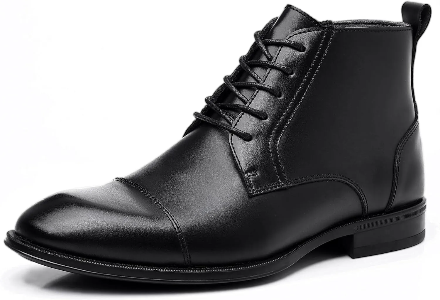 Holy dove Chelsea Boots Men – Genuine Leather,Chelsea Boots for Men with Side Zipper, Casual Slip-On Ankle Boots, Chukka & Oxford Style Dress Boots
