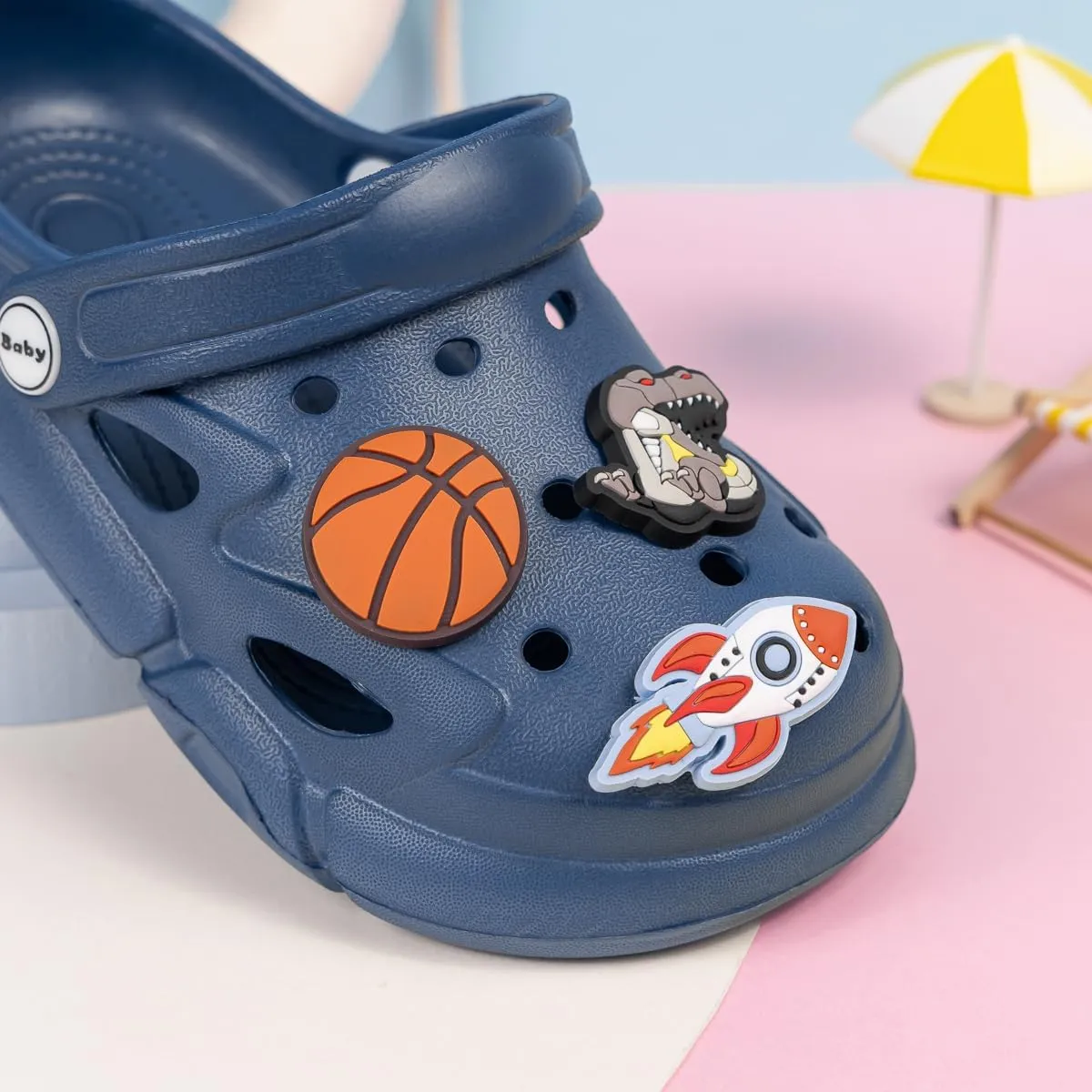 ISINSER Boys Girls Clogs Shoes Toddler Garden Glogs Sandles Cute Summer Water Shoes Slip On Clogs Indoor Outdoor Children Beach Pool Shoes