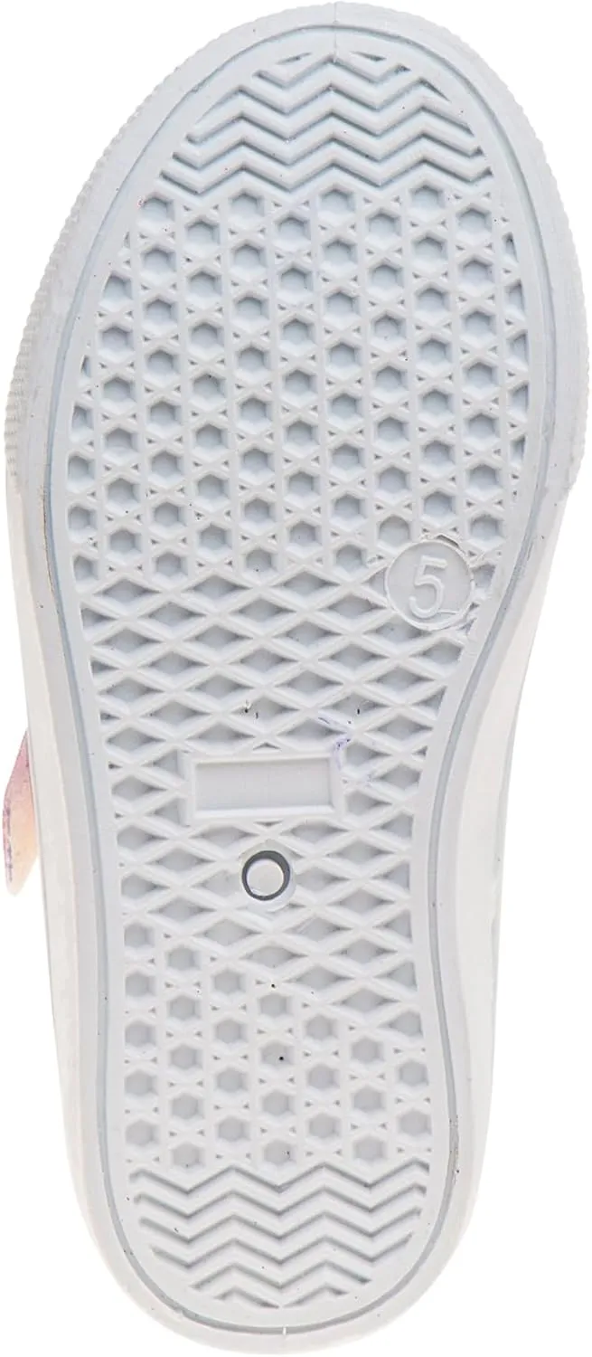Josmo Girl's Slip on Sparkle Canvas Fashion Tennis (Toddler-Little Kid)