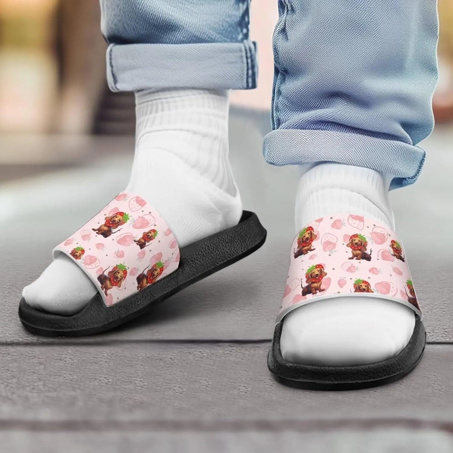 JoyLamoria Animals Design Sandals House Slides Kids Cloud Slippers Cushioned Non Slip Indoor Outdoor Lightweight Open Toe Comfy