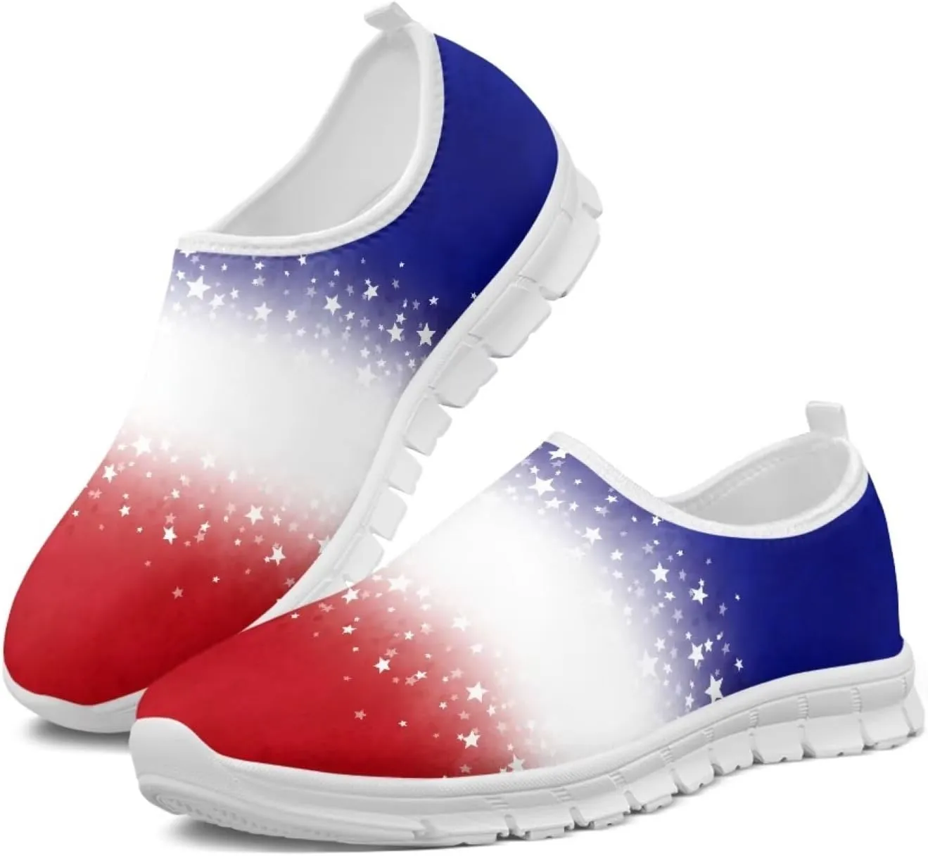 JoyLamoria Women's Loafers Hippie Flower Butterfly Sneakers Fashion Lightweight Low Top Sneakers All-Day Comfort & Support