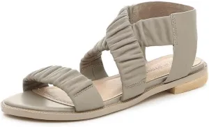 Kelsi Dagger Brooklyn Ryder Clove Open Leather Lined Cushioned Sole Sandals (6, Clove)