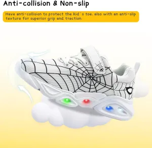 Kids Shoes Toddler Boys Girls Athletic Running Sports Sneakers Non-Slip Lightweight Sneakers Unisex Luminous Sneakers for Toddler/Little Kid