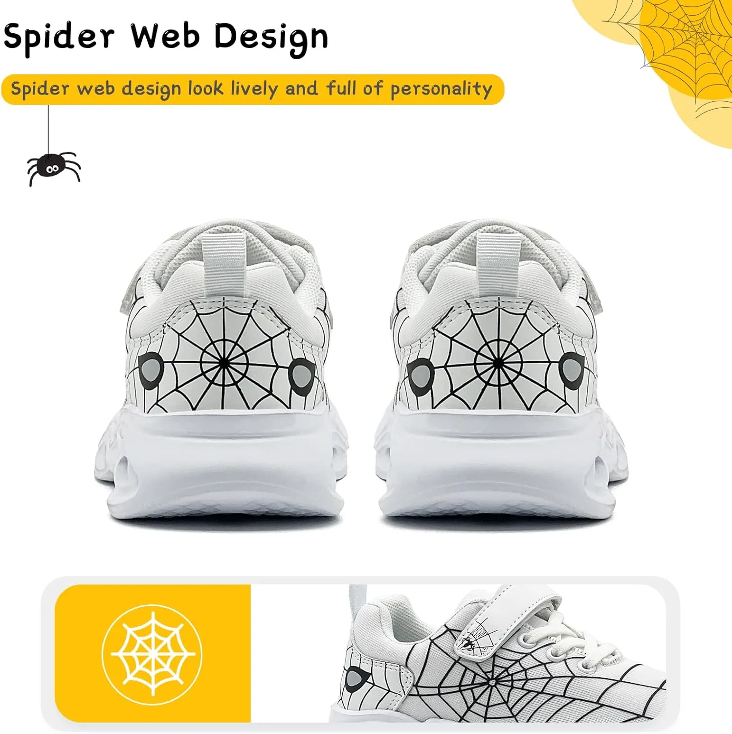 Kids Shoes Toddler Boys Girls Athletic Running Sports Sneakers Non-Slip Lightweight Sneakers Unisex Luminous Sneakers for Toddler/Little Kid