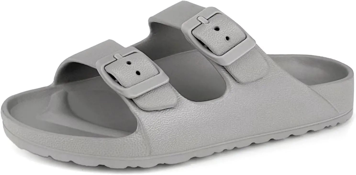 Kids Slide Sandals Boys Girls Buckle Adjustable EVA Slipper Sandals