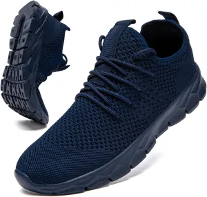Linenghs Womens Tennis Shoes Running Sneakers Lightweight Breathable Gym Workout Fashion Sport Mesh Slip On Walking Shoes