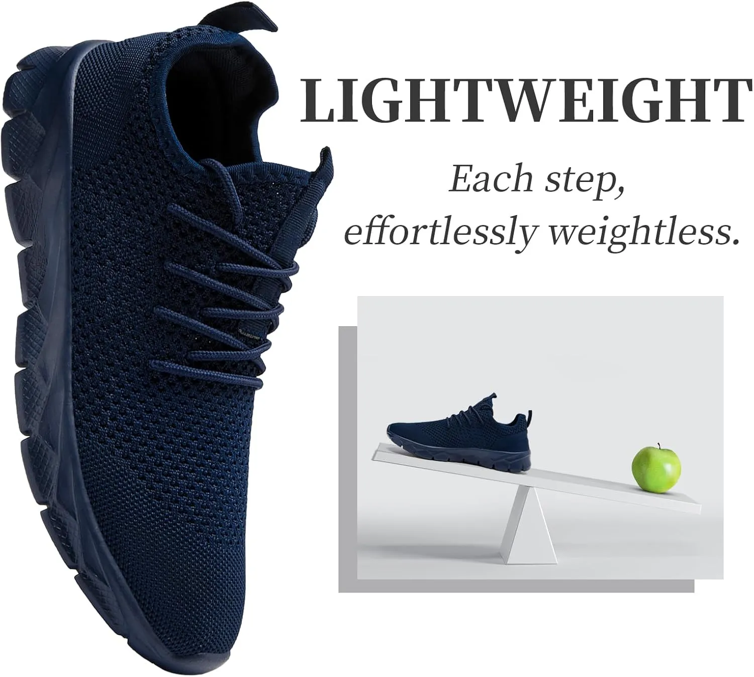 Linenghs Womens Tennis Shoes Running Sneakers Lightweight Breathable Gym Workout Fashion Sport Mesh Slip On Walking Shoes