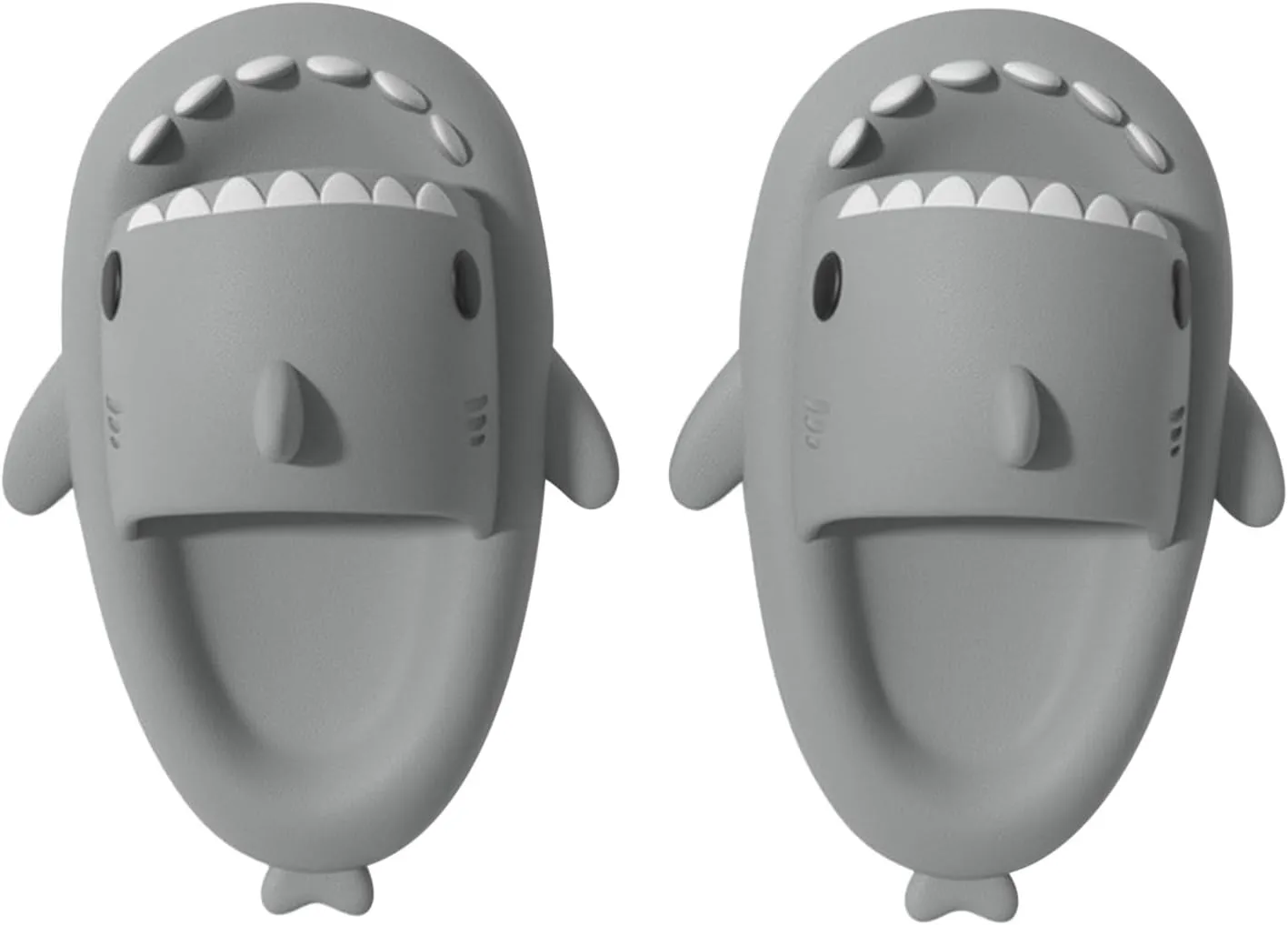 Menore Kids Shark Cloud Slides | Boys Girls Toddlers Pillow Slippers | Cute Cartoon Open Toe Sandals | Cushioned Thick Sole Shower Water Shoes Indoor & Outdoor