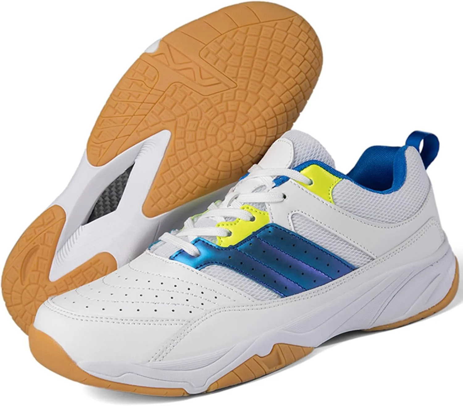 Men's Badminton Shoes Lightweight Tennis Pickleball Court Sneakers Wear-Resistant Indoor Outdoor Athletic Training Shoe