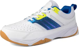 Men's Badminton Shoes Lightweight Tennis Pickleball Court Sneakers Wear-Resistant Indoor Outdoor Athletic Training Shoe