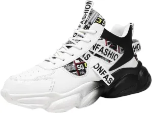 Men's Basketball Shoes – Breathable High-Top Sneakers with Cushioned Midsole, Ankle Support, Non-Slip Outsole for Training & Competitive Play
