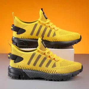 Men's Breathable Non-Slip Sneakers for Spring/Summer - Lightweight Casual Shoes for Outdoor Activities, Jogging & Park Workouts