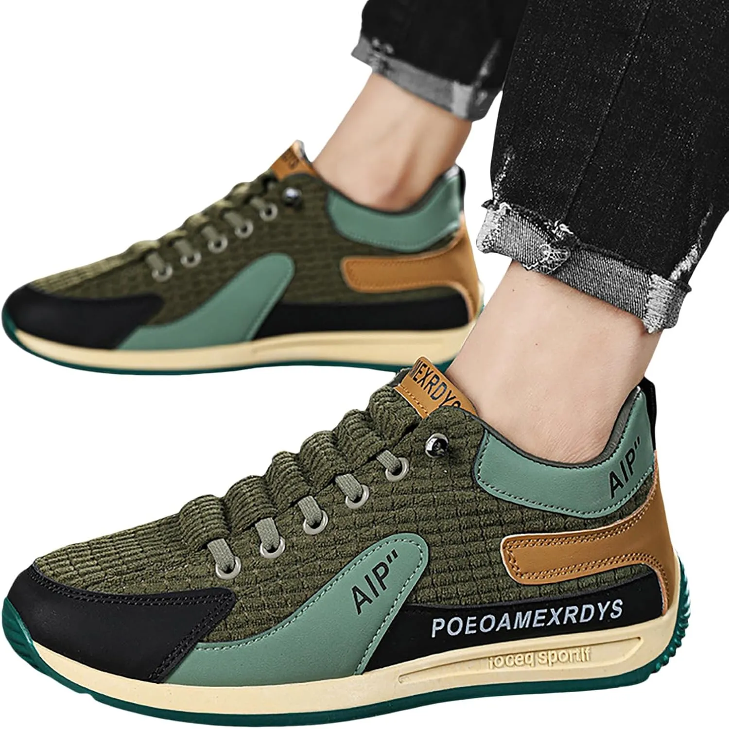 Mens Casual Shoes Sports Comfortable Mountaineering Summer and Autumn Lightweight Men's Sneaker
