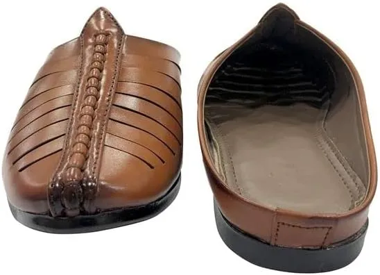 Mens Ethnic Designer Punjabi Jutti for Men Cream Gold Shoes Wedding Khussa Traditional Handmade Loafers