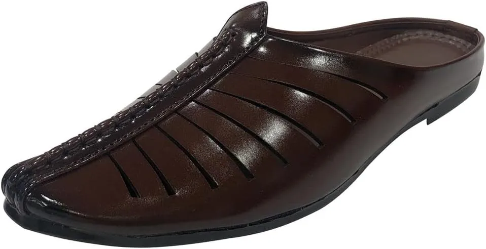 Mens Ethnic Designer Punjabi Jutti for Men Cream Gold Shoes Wedding Khussa Traditional Handmade Loafers
