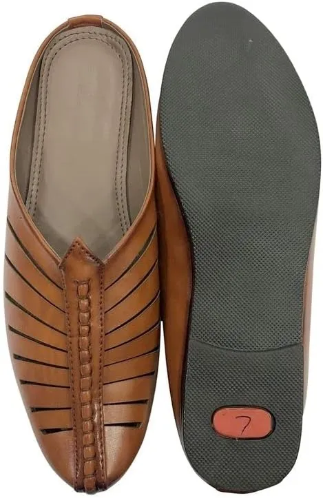 Mens Ethnic Designer Punjabi Jutti for Men Cream Gold Shoes Wedding Khussa Traditional Handmade Loafers