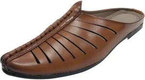 Mens Ethnic Designer Punjabi Jutti for Men Cream Gold Shoes Wedding Khussa Traditional Handmade Loafers