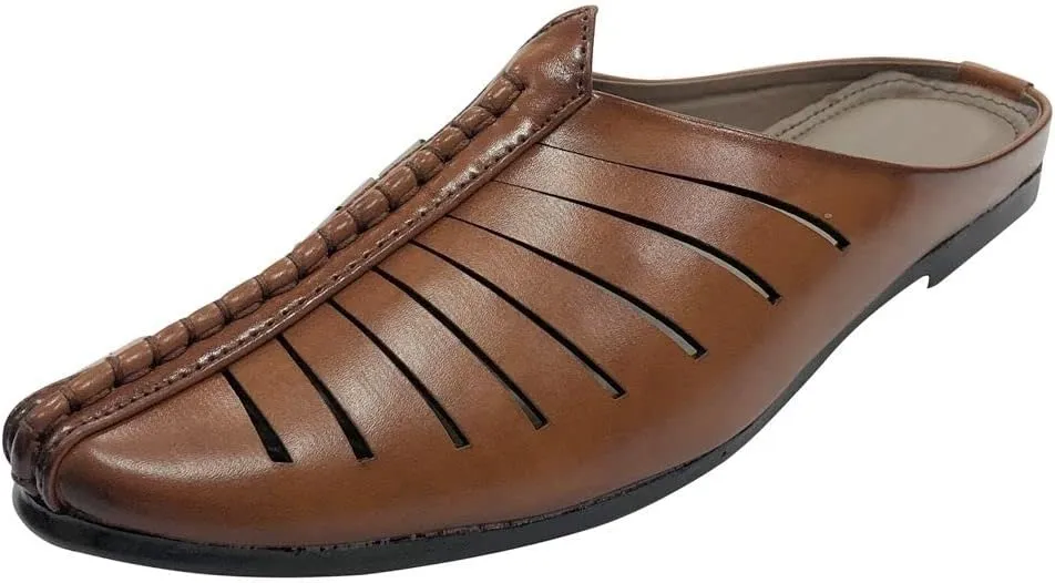 Mens Ethnic Designer Punjabi Jutti for Men Cream Gold Shoes Wedding Khussa Traditional Handmade Loafers