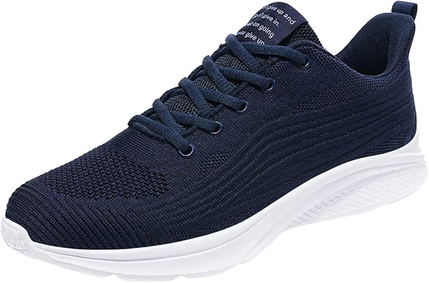 Men's Lightweight Sneakers Fashion Summer Mesh Breathable Sneakers Comfortable Lace Up Hiking Shoes for Men