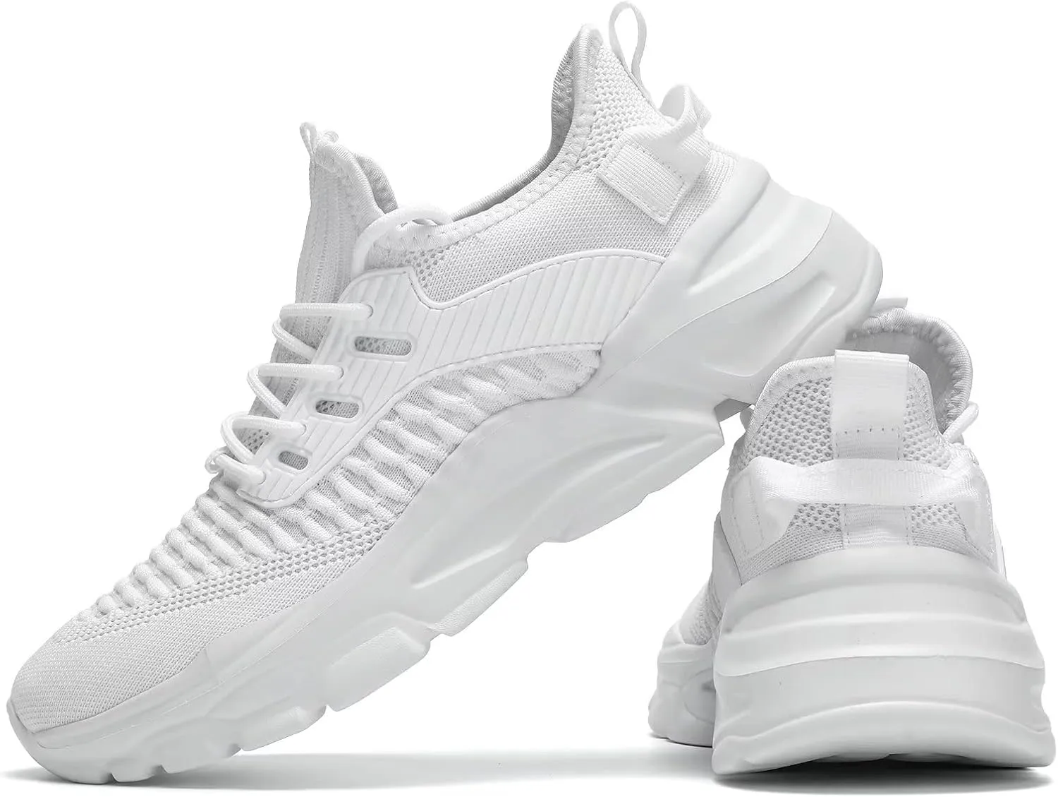 Men's Running Shoes, Non Slip, Breathable, Lightweight Fashion Sneakers, Slip Resistant Athletic Sports Walking Gym Work Shoes