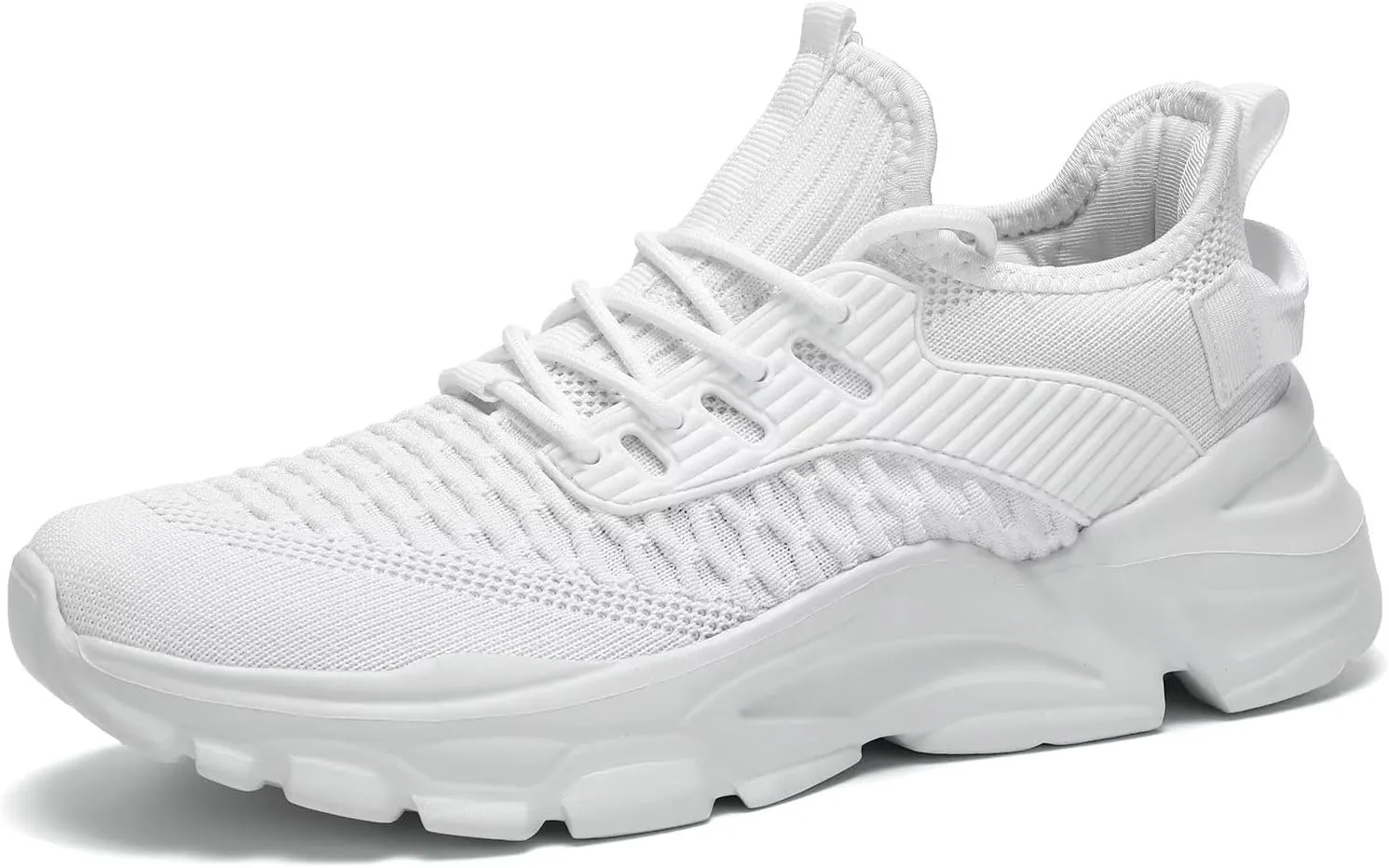 Men's Running Shoes, Non Slip, Breathable, Lightweight Fashion Sneakers, Slip Resistant Athletic Sports Walking Gym Work Shoes