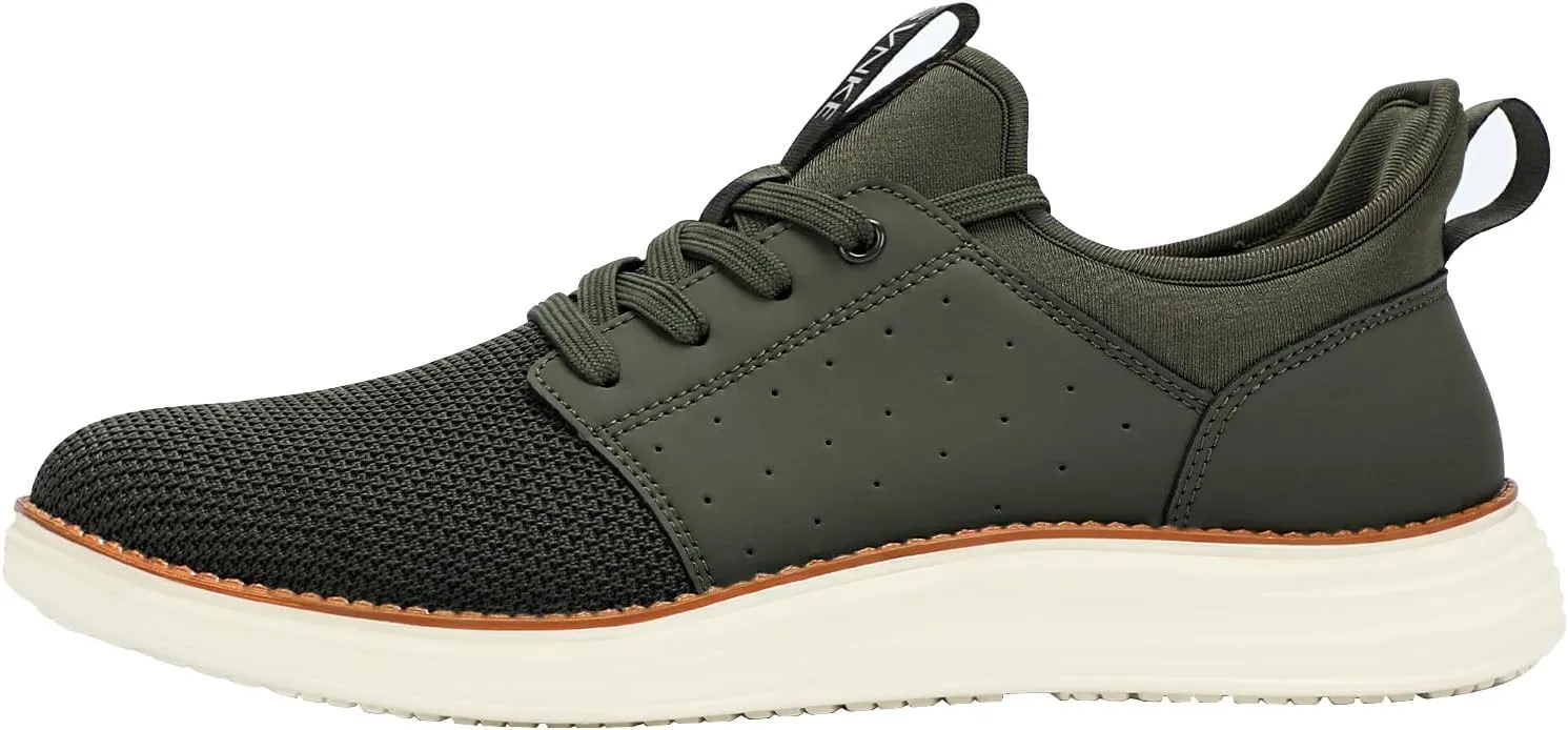 Men's Slip On Casual Fashion Shoes Easy in Dress Sneakers Comfortable Lightweight Walking Shoe