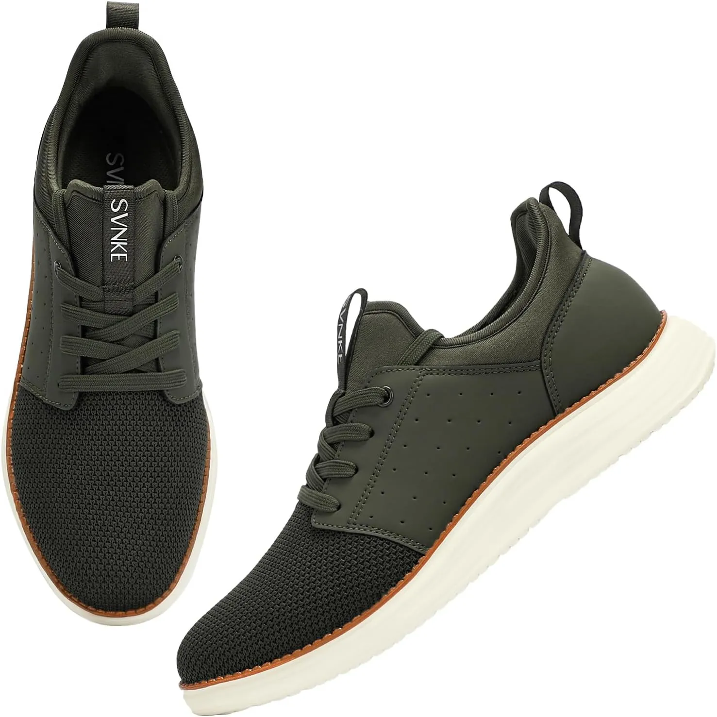 Men's Slip On Casual Fashion Shoes Easy in Dress Sneakers Comfortable Lightweight Walking Shoe