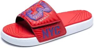 Men's Sport Slide Sandals, Flexible Midsole, Casual Beach Slides